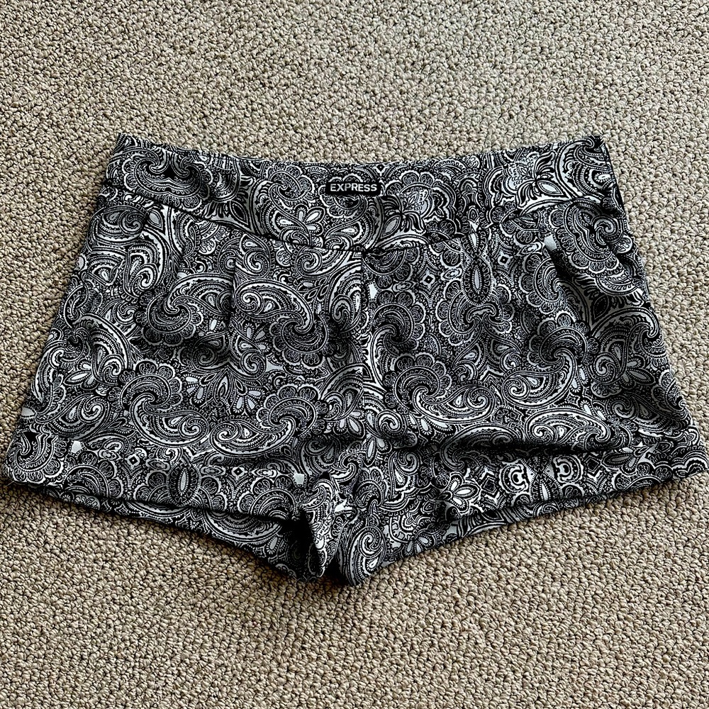 Paisley Print Dress Shorts